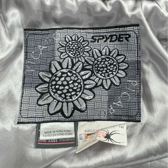 Vintage Spyder Retro 90s Insulated Ski Sport Suit Kids Size 12 - Picture 8 of 10